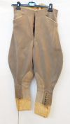 Various vintage gentleman's cord and cotton hunting breeks and a pair of cricket whites (1 box)  Re: