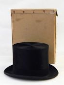 Top hat by F P Baker & Co, Golden Square, London, Naval and Military Outfitters and marked inside