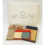 Quantity of textile sample books including Candola, Henry Bertram, Hoxtons, quantity of wedding