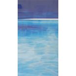 Penelope Starey Signed limited edition colour print  Modern seascape, 93/175, 61cm x 32cm in