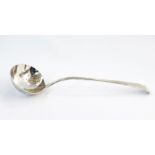 Georgian silver ladle, Old English thread pattern, London, Thomas Wallis II, 1806, 7oz Re: Enquiry -