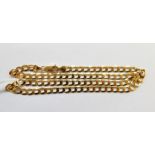 9ct gold chain necklace in Elizabeth Duke box, 15.6g