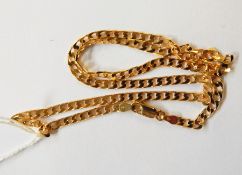 9ct gold chain necklace, 8.9g