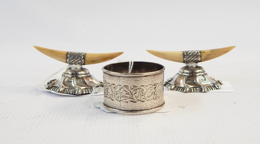 19th century silver napkin ring, hallmarked Chester Re: Enquiry - Toys, Dolls, Models, Antiques &