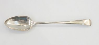 George III silver gravy spoon, London 1810, by William Eley, William Fearn & William Chawner, 2oz