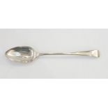 George III silver gravy spoon, London 1810, by William Eley, William Fearn & William Chawner, 2oz