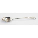 Georgian silver Old English pattern basting spoon, London 1801, 3oz