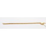 9ct gold chain bracelet, 3g