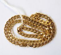 9ct gold chain link necklace, 8.49g