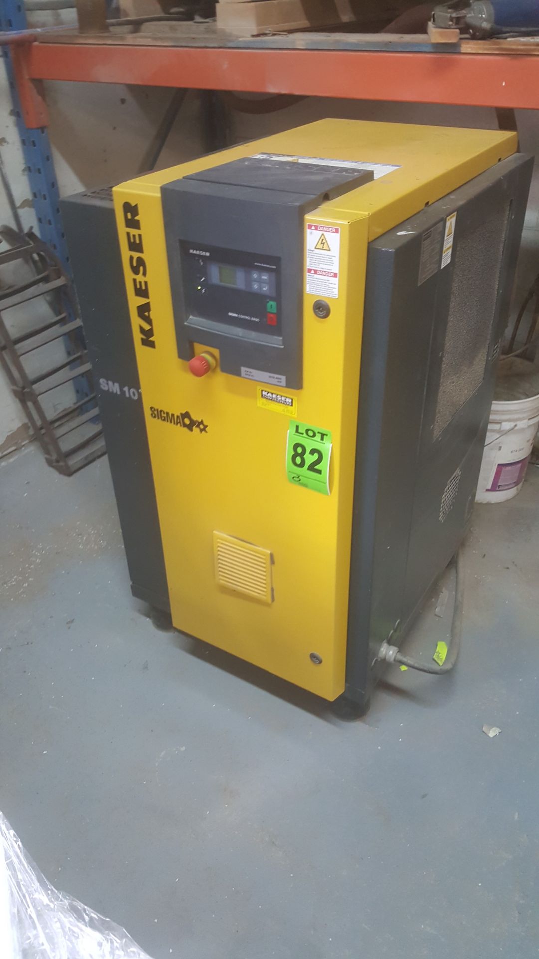 KAESER compressor mod.SM10, year: 2008, 5900 hours