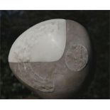 Sculpture, Stephen Fox, Interlocking V, Marble and Granite, Unique