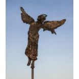 Sculpture, Sean Crampton, Accusing Angel, Bronze Sculpture, Edition 25 of 36