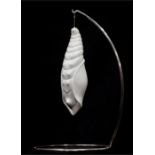 Sculpture, Kim Francis, marble sculpture Chrysalis