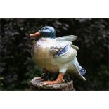 Sculpture, Colin Kellam, Duck, Stoneware, Unique