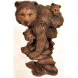 Family of Bears Sculpture, Bronze