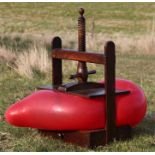 Sculpture, Wilfred Pritchard, Born 1970, Pressed Balloon, Antique Book Press and Bronze, Unique