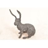 Hare, formed from Chicken Wire, Unique.