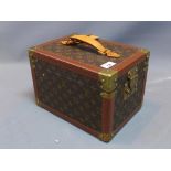A vintage Louis Vuitton travel case,