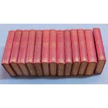 Thirteen volumes of 'La Comedie Humaine' by Downey and Co.