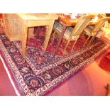 A fine signed North east Persian Meshad carpet,