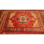 A fine North West Persian Nahawand rug, 198cm X 140cm.