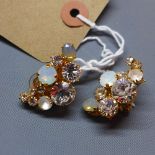 A pair of Vickisarge clip-on earrings,