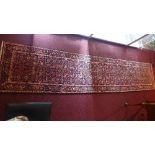 A fine North West Persian Malayer runner, 400cm X 86cm.