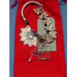 A Vickisage floral necklace,