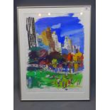 Anthony Bylo, 'Early Autamn , New York', waterclour on paper, signed lower right,