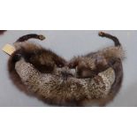 A mink fur stole