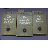 J. R. R. Tolkien, The Lord of The Rings, 3 volumes, 2nd Edition, published by George Allen and Unwin