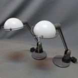 A pair of contemporary 'Details' desk lamps