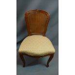 A set of eight dining chairs including two carver