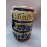 A west German pottery ceramic rumtopf pot