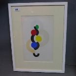 After Sonia Delaunay, 'Fashion Pochoir, VII', printed by Jacomet, limited edition 650, 27 x 18cm