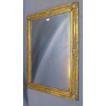 A 19th century gilt wood mirror. 108x77cm