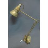 A vintage Herbert Terry angle poise lamp