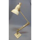 A Herbert Terry anglepoise lamp, stamped