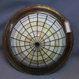 A large Tiffany style ceiling light shade, Diameter 73cm