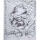 Frank Auerbach (British/German,b. 1931), 'David', 1989, etching, signed in pencil, from seven