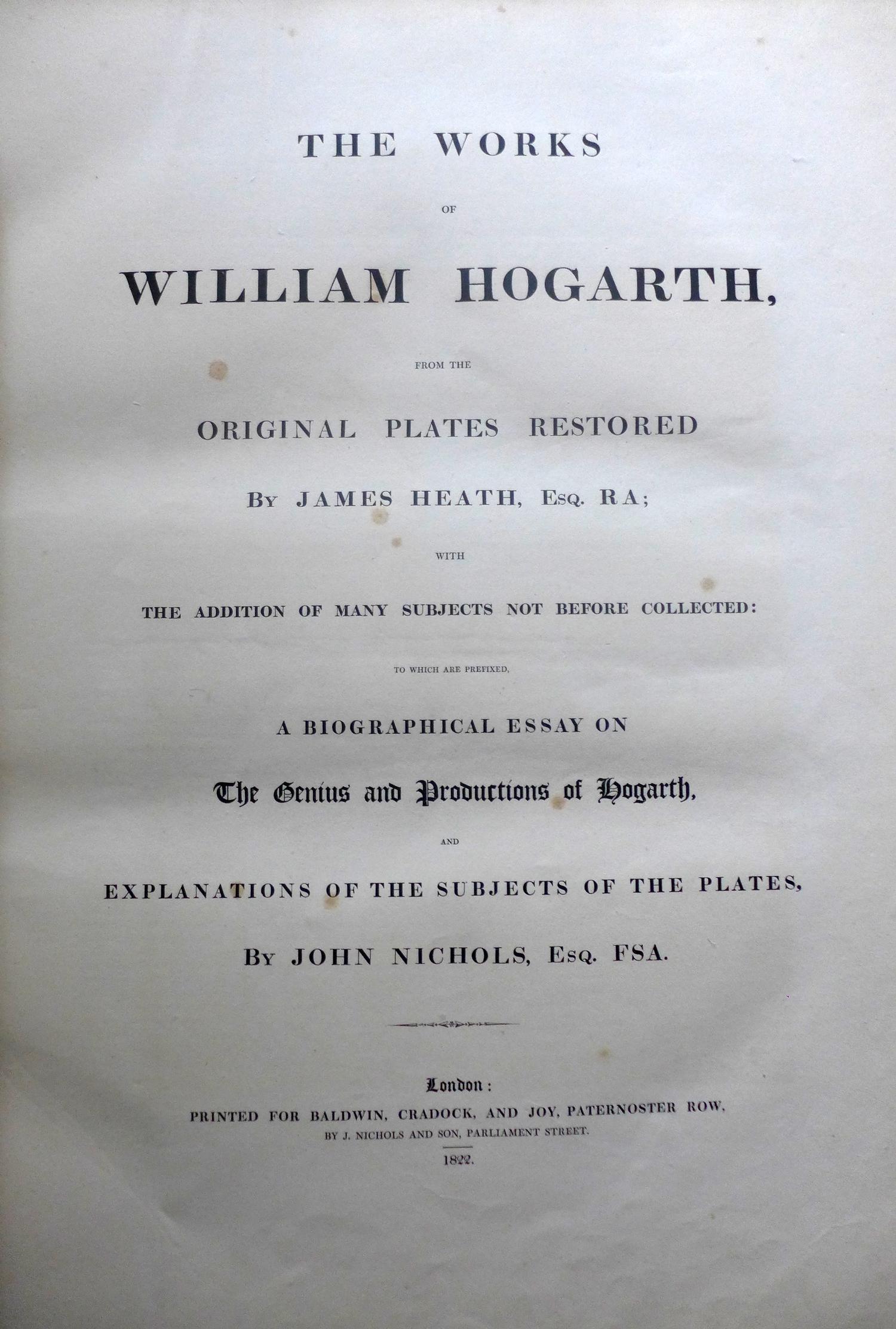 William Hogarth (British, 1697-1764) , 'The Works of William Hogarth, 1822', Baldwin and Cradock - Bild 8 aus 8