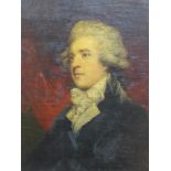 Attributed to John Jackson (1778-1831), portrait of Sir George Beaumont, oil on panel, bearing