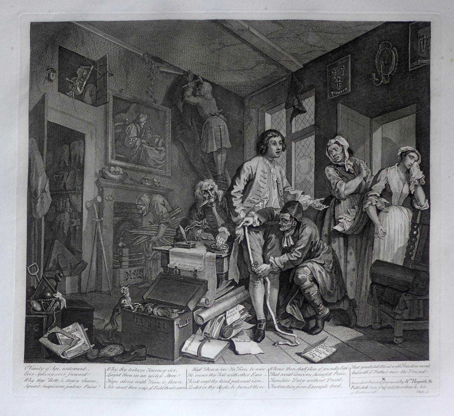 William Hogarth (British, 1697-1764) , 'The Works of William Hogarth, 1822', Baldwin and Cradock - Bild 4 aus 8