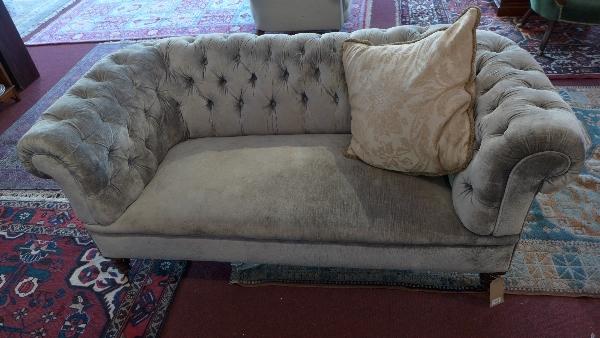 An early 20th century two seater Chesterfield sofa, H.70 L.175 D.90cm