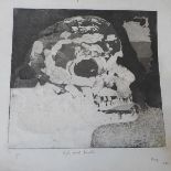 Aris Raissis (Egyptian, b.1962), 'Life and Death', etching, 1/1, signed and dated 1983 in pencil