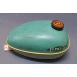 A vintage Terrot motorcycle tank