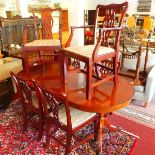 A Beresford & Hicks mahogany dining table and six chairs