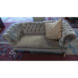 An early 20th century two seater Chesterfield sofa, H.70 L.175 D.90cm