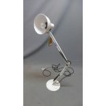 A mid 20th century angle poise standard lamp