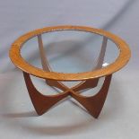 A G-plan teak Astro coffee table